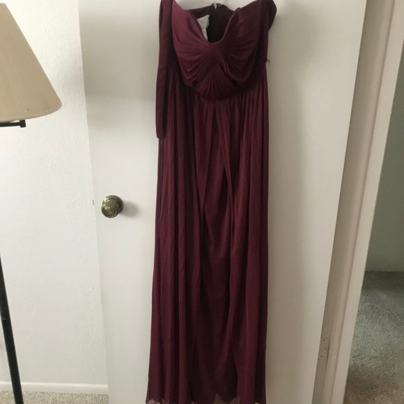 David's Bridal Versa Dress - Wine - Picture 3 of 3